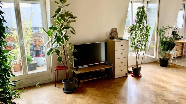 Villa Haussmann - Studio dernier étage avec terrasse - 28 m²