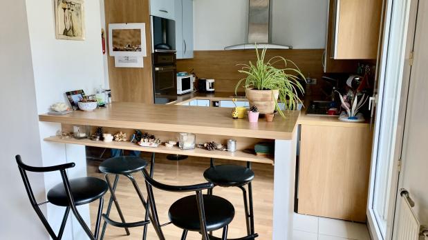 Île Saint-Germain - 3 pièces compact plein sud sur jardin - 67 m²