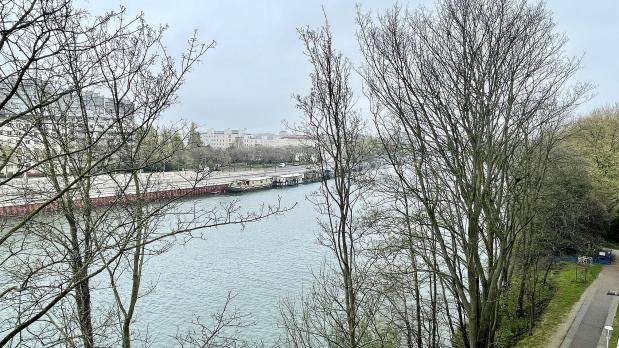Île Saint-Germain - 3 pièces, étage élevé sur Seine - 71 m²