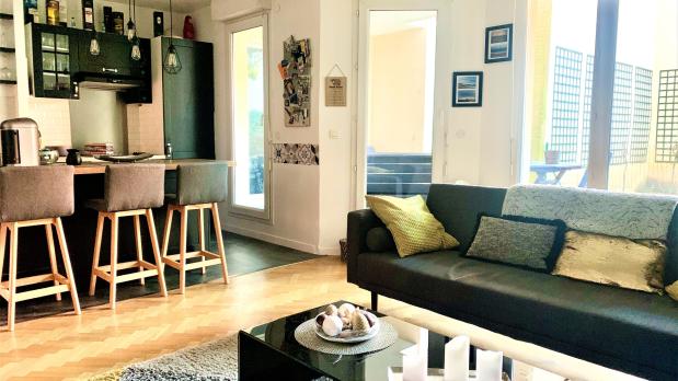 A LOUER - Île Saint-Germain - 2 pièces avec jardin - 49 m²