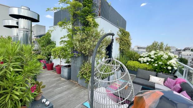 A LOUER - Issy-les-Moulineaux - 4 pièces terrasse plein ciel - 122 m² 