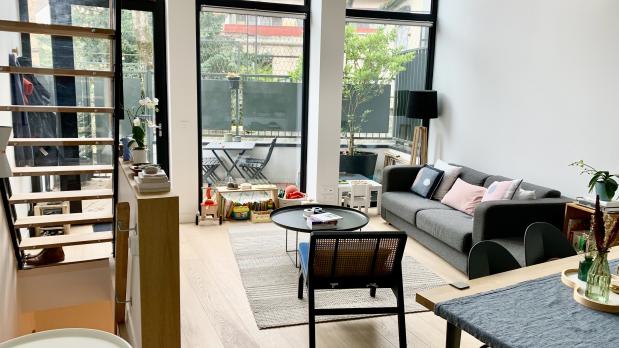 Mairie d'Issy - 3 pièces en triplex avec terrasse - 59 m²