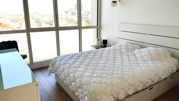 A LOUER - Boulogne - 3 pièces en étage élevé sur Seine - 62 m²