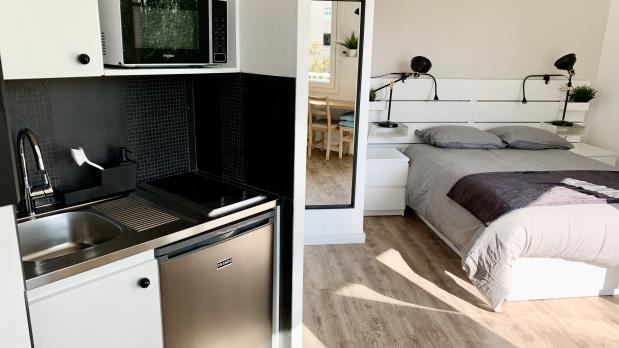 Île Saint-Germain - Studio en étage avec balcon sud - 23 m²