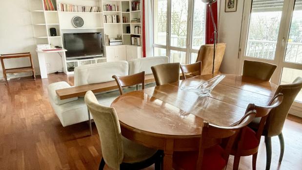 Île Saint-Germain - 4 pièces, étage élevé sur Seine - 88 m²